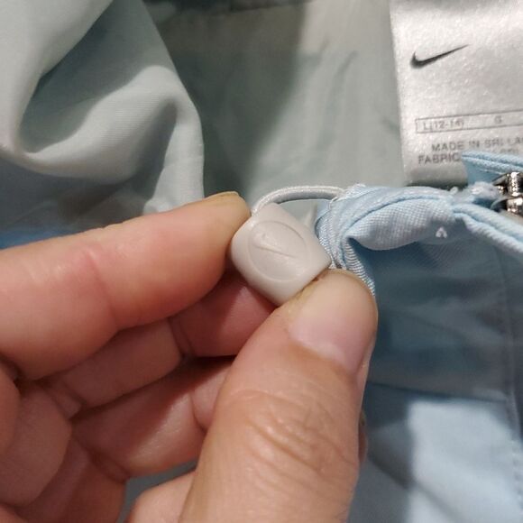 Nike Y2K Light Blue Hooded Jacket Size L - Picture 7 of 15